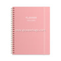 A4 Spiral-Bound Weekly Planner with Plastic Cover